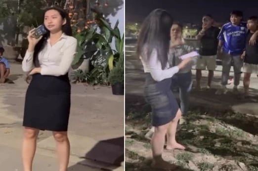 Clip sex đánh ghen tiểu nam ngân hàng VIB