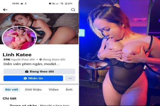 Ảnh đại diện Linh Katee sex vú to mới nhất
