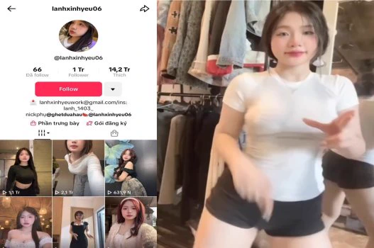 Ảnh đại diện Phim sex em tiktok Lanhxinhyeu vú bự